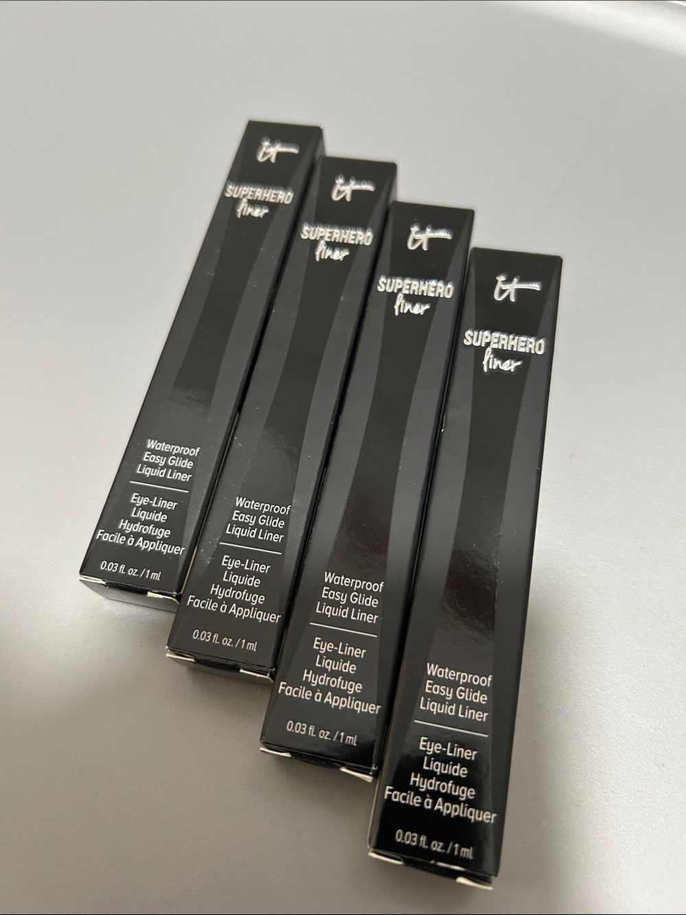 It cosmetics superhero eyeliner shade super black FOUR BOXES TAKE ALL